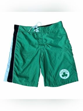 Boston Celtics XL Green Men's Swim Trunks Board Shorts